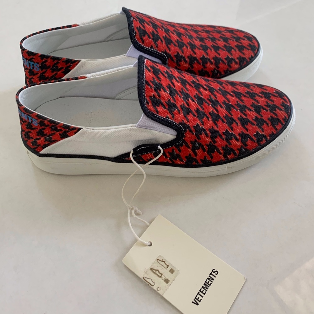 Brand New Vetements Sneakers Checkered